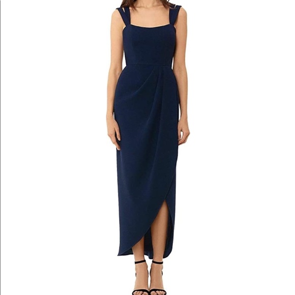 Xscape Dresses & Skirts - Xscape Formal Navy Double Strap Dress
